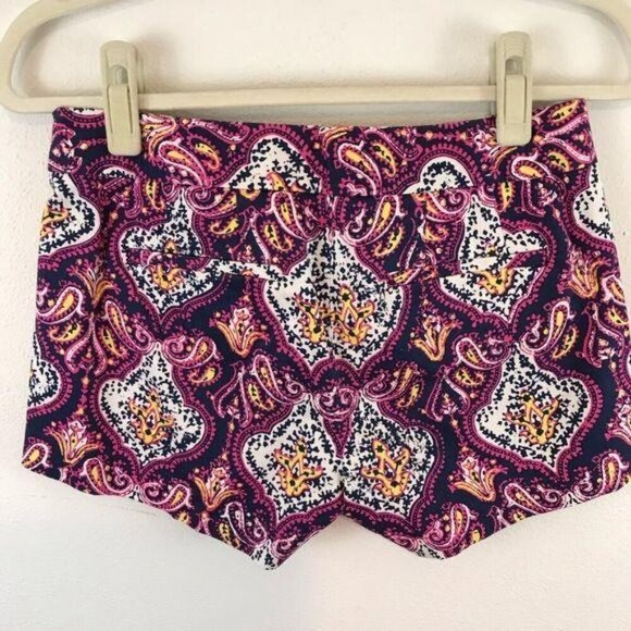 J. Crew Factory Paisley Shorts Size 00 - Picture 7 of 9